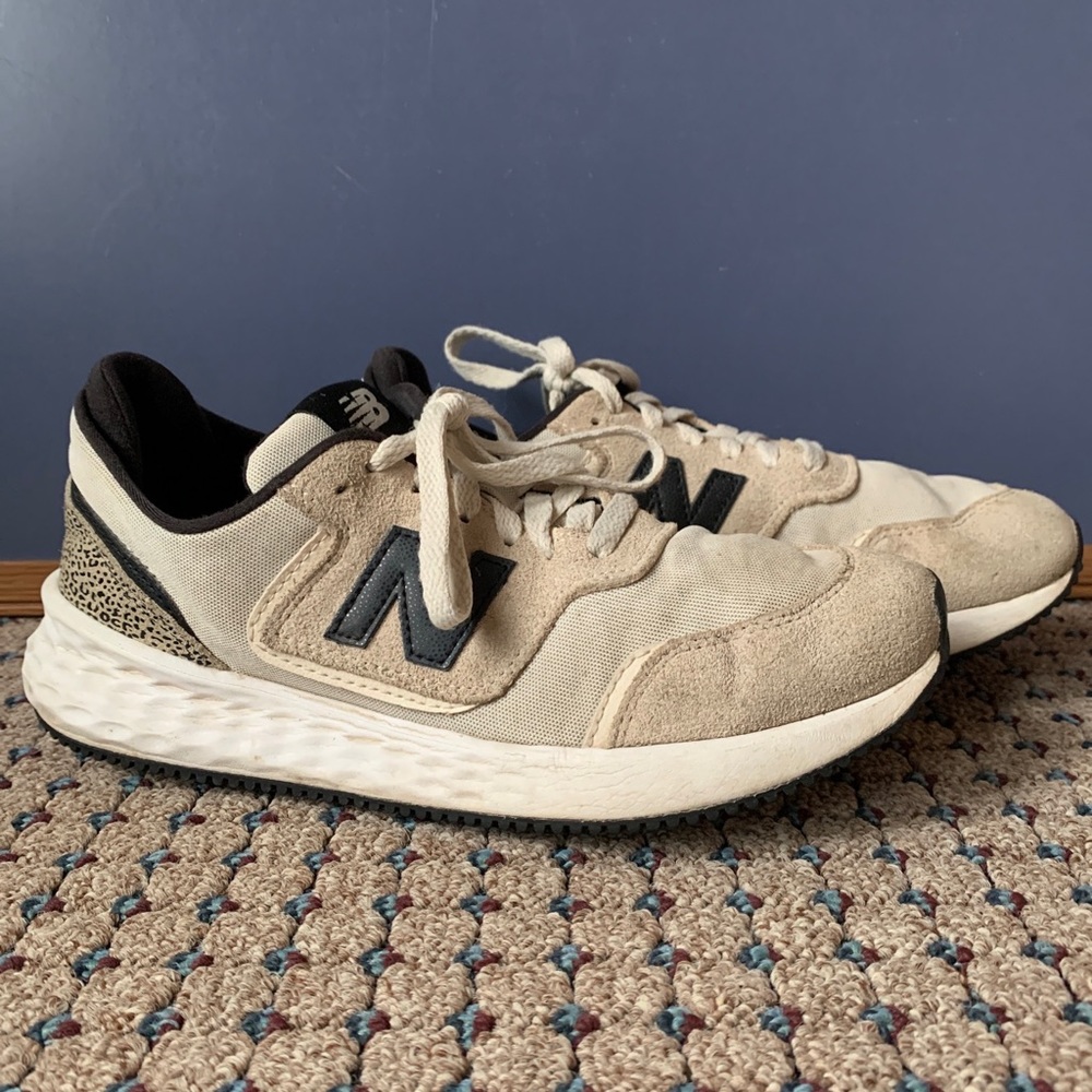 New Balance X-70 Cheetah Print - Turtle Dove - Size 8.5